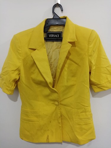 Blazer versace giallo - blazer,