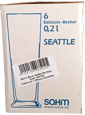 6 BICCHIERI SEATTLE CL.20 - BIRRA BECK'S - VINTAGE
