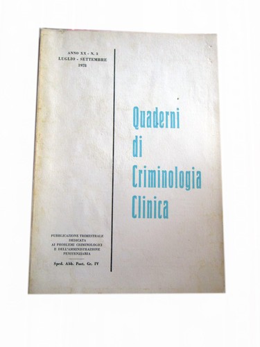 V6738 quaderni criminologia - v6738,