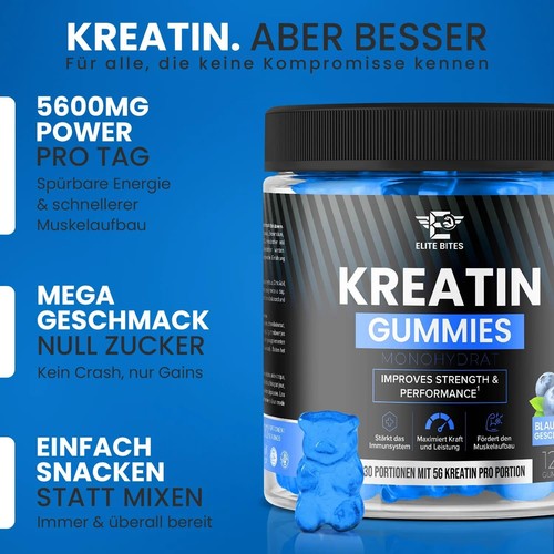 Elite bites creatina gomma - elite,