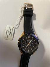 Orologio Uomo Sector R3271636001 Chrono Bracciale Acciaio Oro No Box