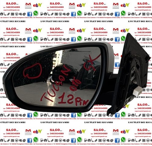 Specchietto elettrico sinistro - specchietto,