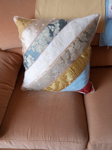 Cuscino patchwork seta san - cuscino,