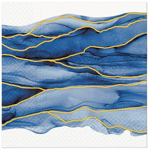 Tovaglioli watercolor waves - 20,