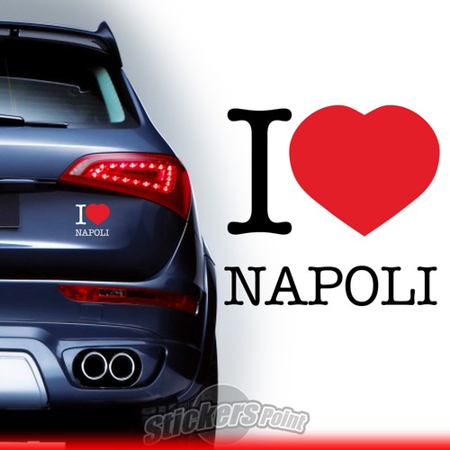 Adesivo love napoli - love, stickers