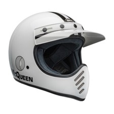 CASCO BELL MOTO-3 2024 STEVE MCQUEEN ANY GIVEN SUNDAY BIANCO/NERO TAGLIA M