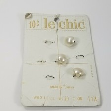 Bottoni gambo vintage Le Chic