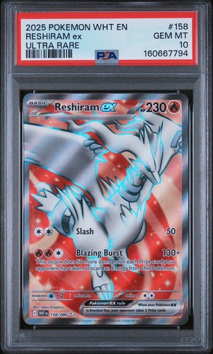 Reshiram ultra rara 158 086 - ex,