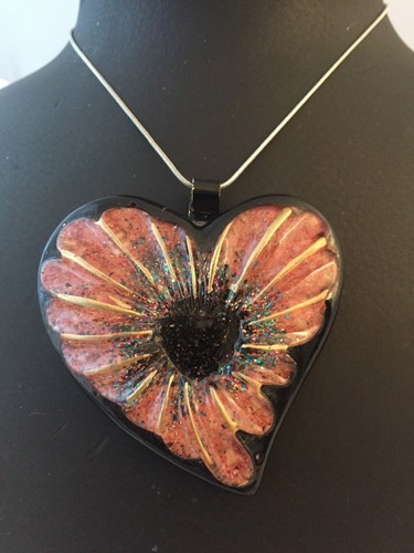 Collana ciondolo cuore con - ciondolo,