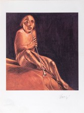 GIULIANO VANGI Fotolitografia "Musica" 1979 Firmata Numerata 1455/5000 Catalogo