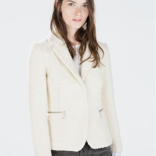 Giacca blazer donna - tweed, zara