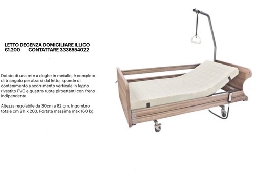 Letto degenza domiciliare - letto,