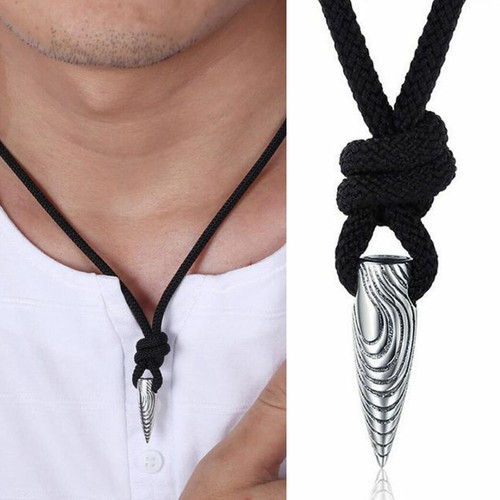 Unisex catena corda nera e - corda,