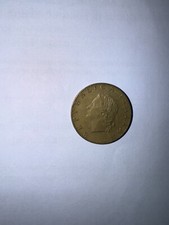 RARA MONETA 20 LIRE 1957 - REPUBBLICA ITALIANA - RAMO QUERCIA / TESTA DI DONNA