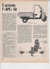 advertising Pubblicità MOTO PIAGGIO APE 50 1969  MOTOITALIANE MOTOCARRI EPOCA
