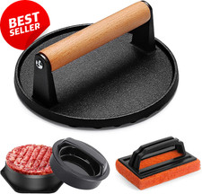 Smash Burger Press Kit Ghisa 3