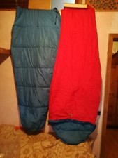 doppio sacco a pelo di piumino d'oca