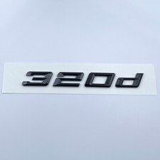 NEW Gloss Black 320d Letters