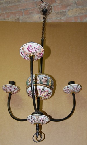 Antico lampadario luci - lampadario, 3