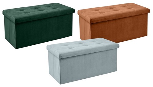 Pouf contenitore doppio - pouf, in