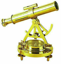 Strumento per rilevamento telescopico Theodolite Alidade bussola in ottone da...