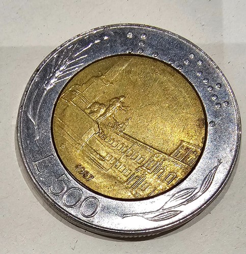 500 lire errore conio - 500,
