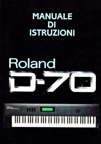 Roland d70 manuale italiano - roland,