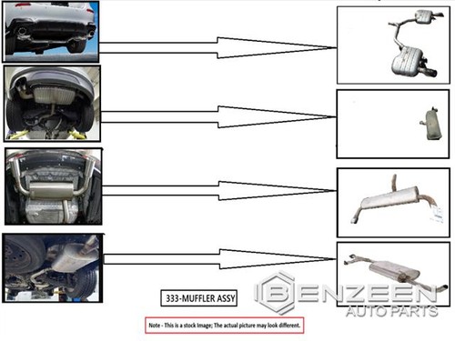 Exhaust muffler only oem 2023 - only,