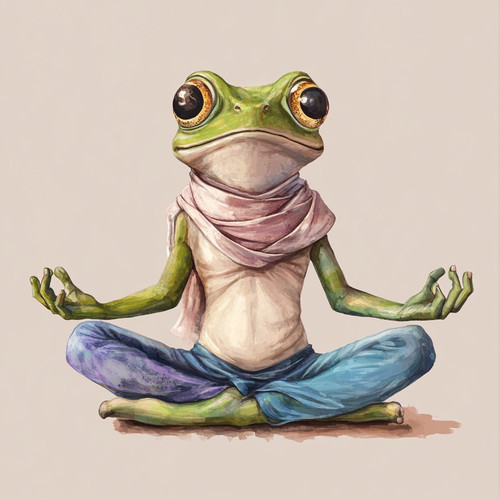 Adesivo murale yoga gojabu - gojabu, 3d