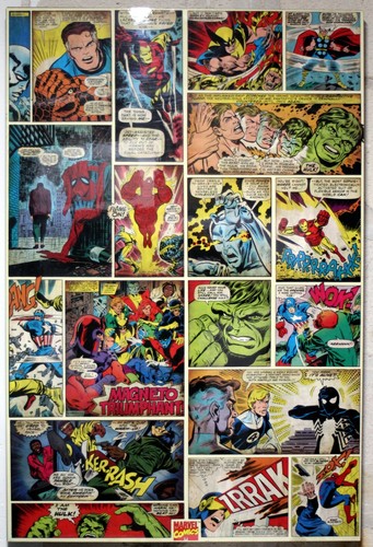 Marvel comics tavola acrilica - tavola,