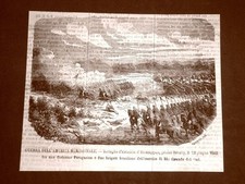 Guerra civile o di secessione in America 25 giugno 1865 Battaglia d'Estancia