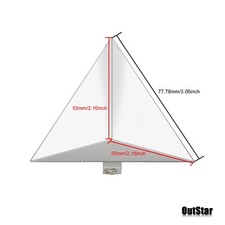 Riflettore radar riflettore angolare per calibrazione automobilistica RCS simulazione bersaglio