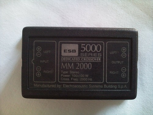 Filtro crossover passivo esb - crossover,