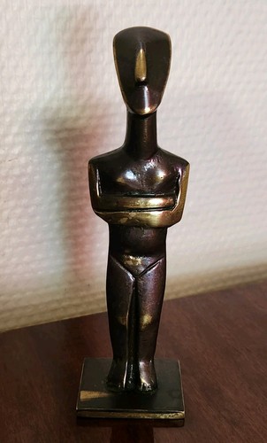 Statuette bronze patiné style - bronze,