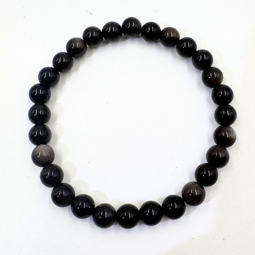 Bracciale elastico ossidiana - elastico,