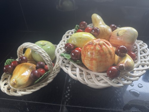 Bassano vintage ceramic fruit - bassano,
