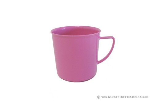 Tazza con manico fucsia - , ml