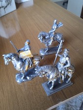 5 Soldatini In Peltro Vintage