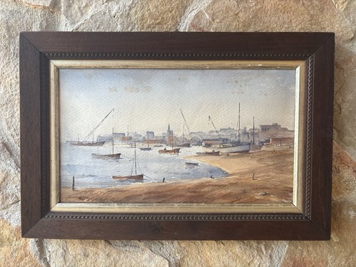Quadro antico barche - quadro, al