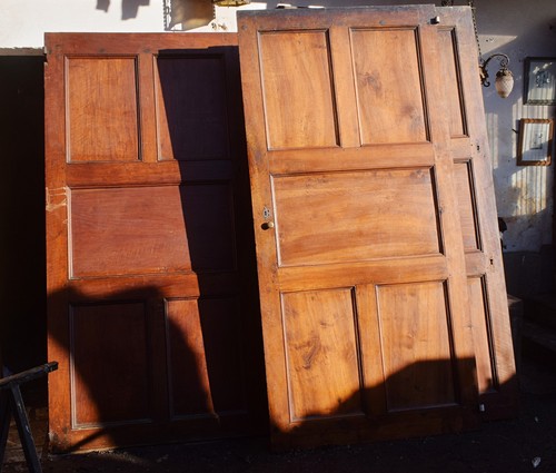 Antica porta pannelli - ,