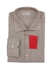 Camicia In Lino Micro-Check