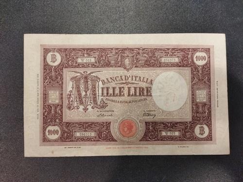 Italia lire 1 - d'italia., 1.000