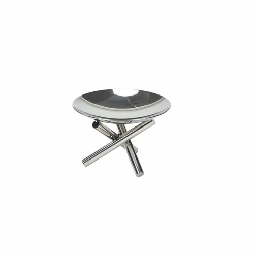 Vassoio rotondo acciaio inox - acciaio,