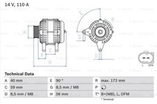 Alternatore Bosch 0 986 045
