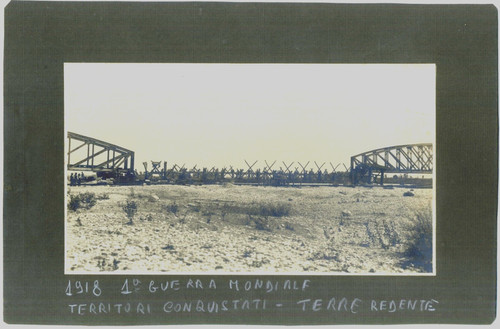 Ww1 ponte distrutto - -,