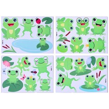  4 Sheets Adesivi Mural Murali