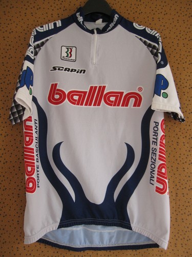 Maillot cycliste ballan scapin - ballan,