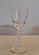 Bicchiere calice  cristallo VINO Lalique modello Louvre vetro vintage Francia
