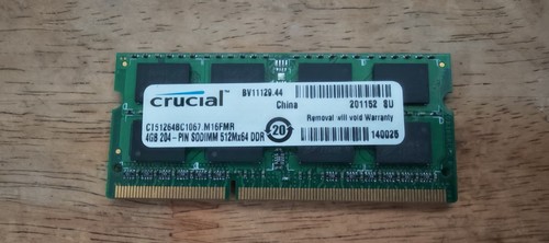 Crucial ddr3 1066 - crucial, 4