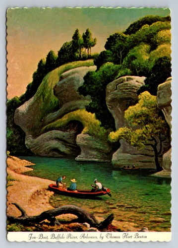 Cartolina jon boat buffalo - cartolina,